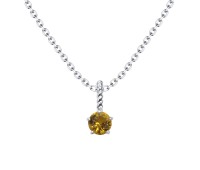 November Birthstone Silver Necklace SPE-5709